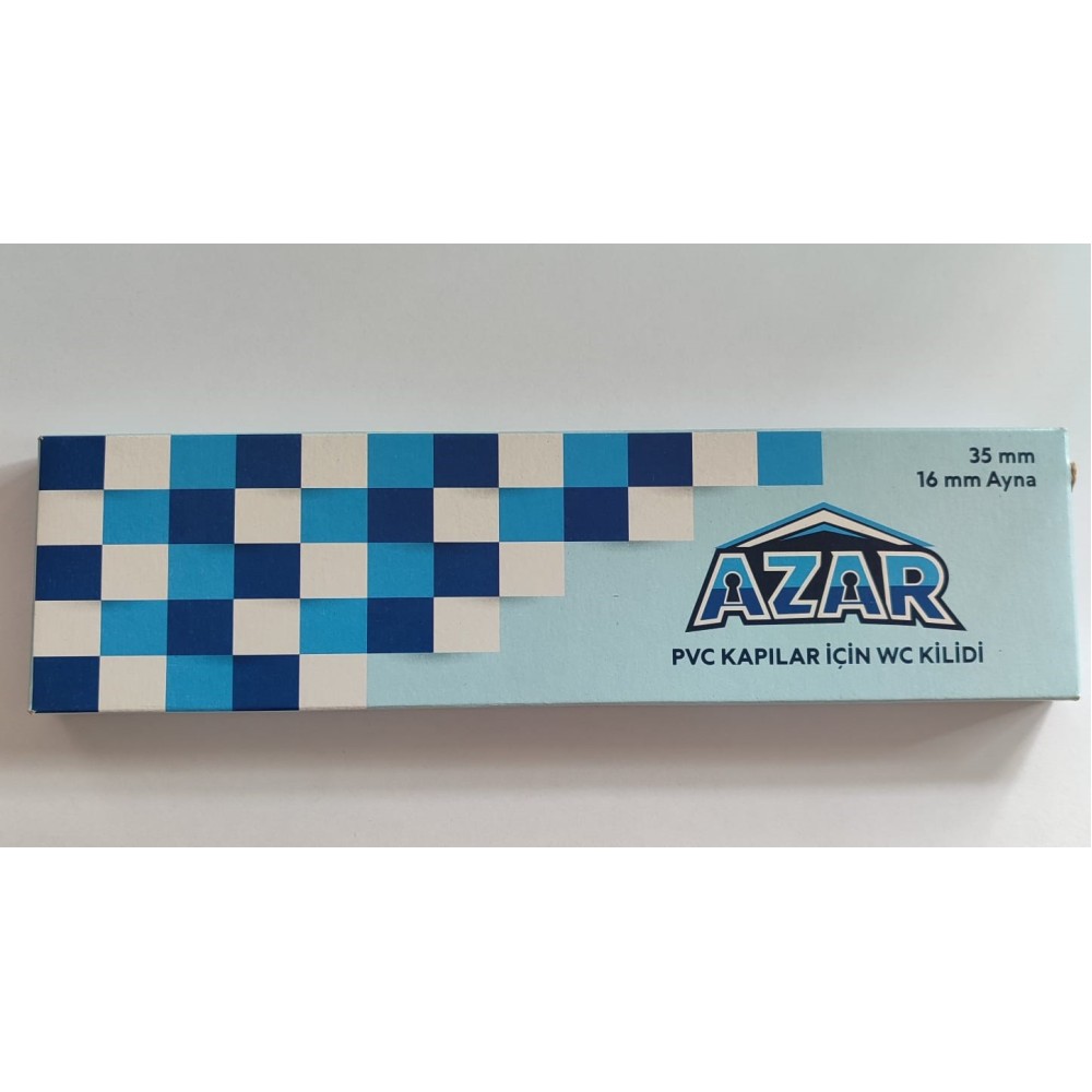 AZAR PVC SİLİNDİRLİ KİLİT PVC 35 MM KİL01